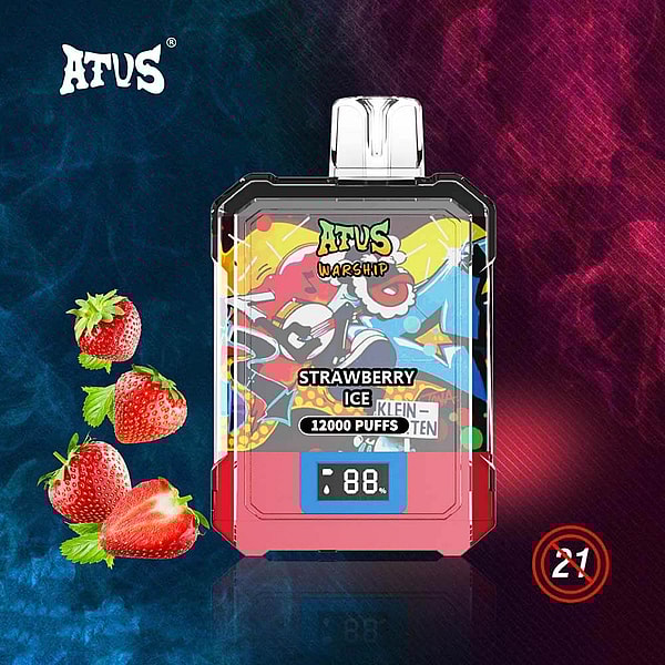 ATVS 12000 Puffs Disposable Vape 3Nicotine 12Flavors Digital screen E Cigarettes in stock - Image 2