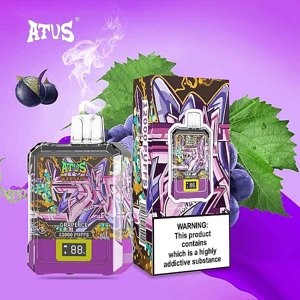 ATVS 12000 Puffs Disposable Vape 3Nicotine 12Flavors Digital screen E Cigarettes in stock - Image 3