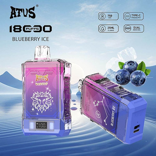 ATVS 18000 Puffs Disposable Vape 3Nicotine 12Flavors Digital screen E Cigarettes in stock - Image 2