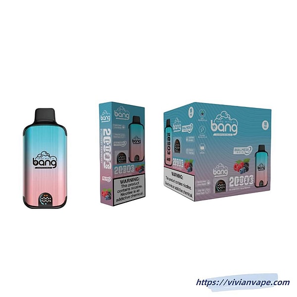 BANG 20000 Puffs Disposable Vape pen 4Nicotine 16Flavors Digital screen E Cigarettes - Image 2