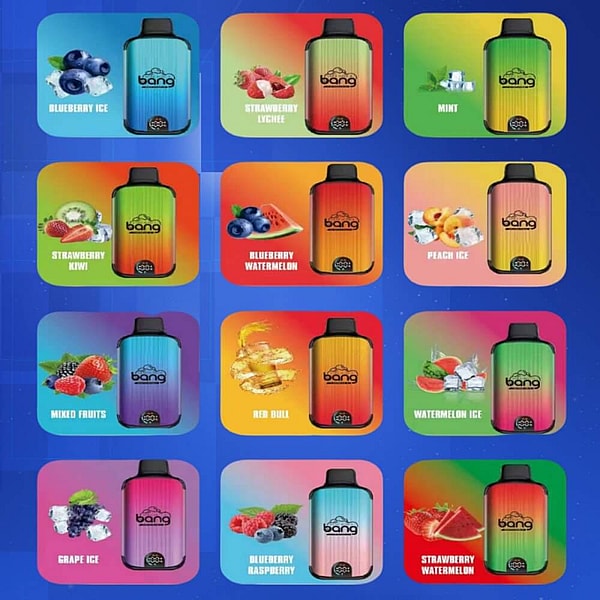 BANG 20000 Puffs Disposable Vape pen 4Nicotine 16Flavors Digital screen E Cigarettes - Image 8