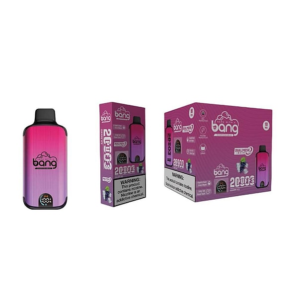 BANG 20000 Puffs Disposable Vape pen 4Nicotine 16Flavors Digital screen E Cigarettes - Image 3