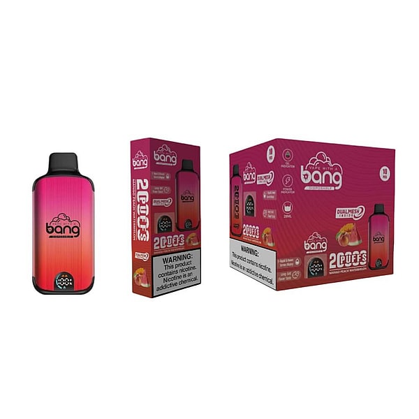 BANG 20000 Puffs Disposable Vape pen 4Nicotine 16Flavors Digital screen E Cigarettes - Image 6