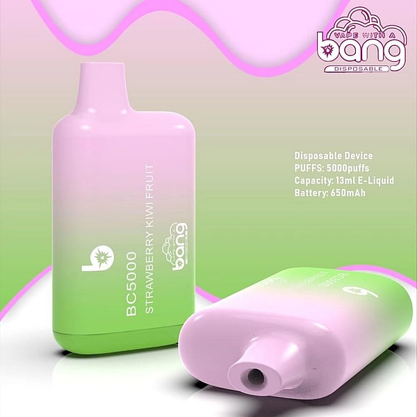 BANG BC 5000 Puffs Disposable Vape 4Nicotine 20Flavors Rechargeable E Cigarettes POD - Image 5