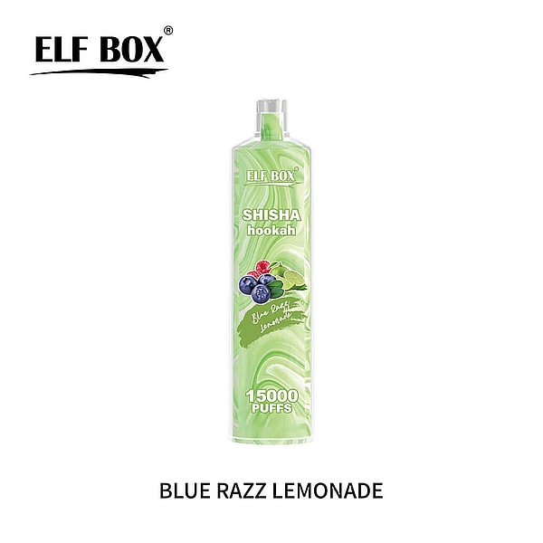 ELF BOX Shisha Hookah15000 Puffs Disposable E Cigarette 0% 2% 5% Vape pen 12Flavors Rechargeable - Image 8
