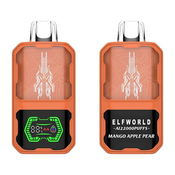 ELFWORLD AI22000 Puffs Disposable Vape Type-C Rechargable 10Flavors 26ml mesh coil E Cigarette free shipping - Image 7