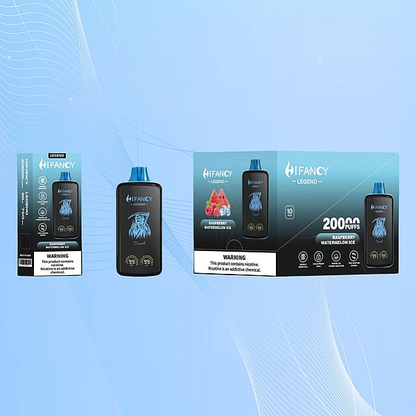 HIFANCY 20000 Puffs Disposable Vape 4Nicotine 10Flavors Digital screen E Cigarettes - Image 7