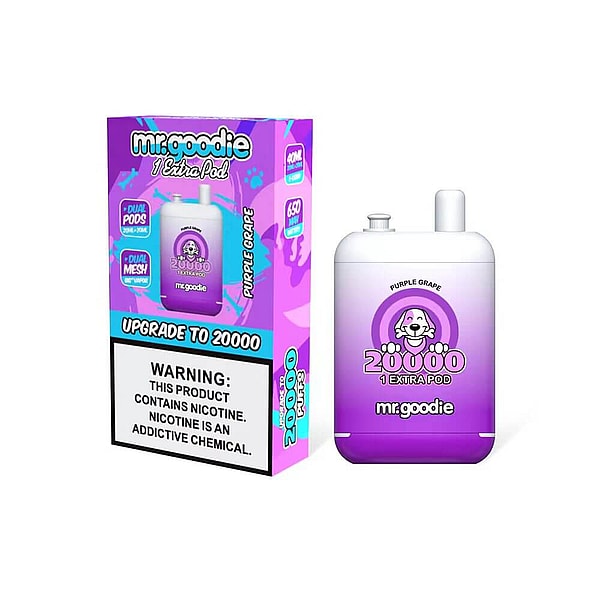 Mr Goodie 20000 Puffs Disposable E Cigarette 2% 5% Dual pods Dual mesh 12Flavors Vape in stock - Image 7