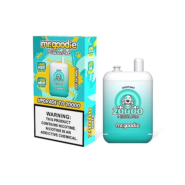 Mr Goodie 20000 Puffs Disposable E Cigarette 2% 5% Dual pods Dual mesh 12Flavors Vape in stock - Image 6