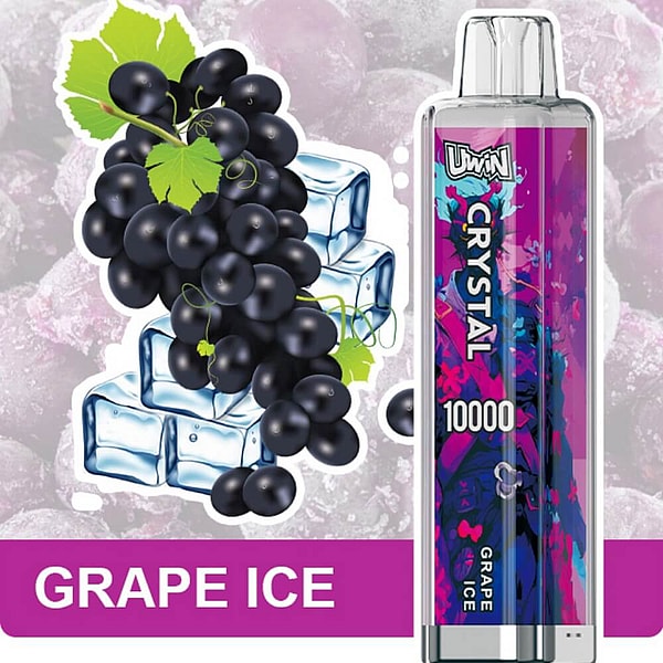 Uwin crystal 10000 Puffs Disposable Vape Type-C 15Flavors 18ml mesh coil E Cigarette free shipping - Image 6