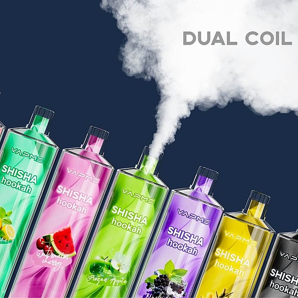 VAPME SHISHA HOOKAH 15000 Puffs Disposable Vape Type-C 24Flavors 25ml 0% 2% E Cigarette in stock - Image 4