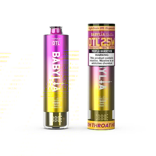 VAPMOD DTL BABYLIA Shisha Hookah15000 puffs Disposable E Cigarette LED display12Flavors Vape - Image 8