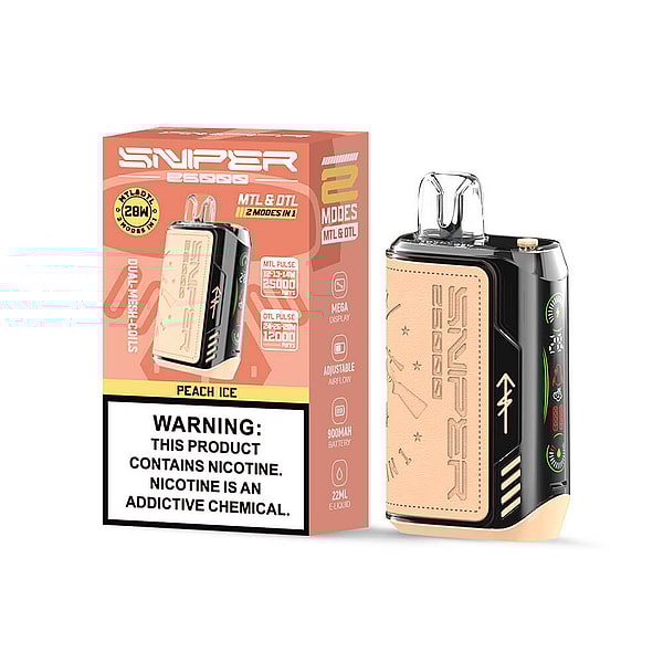 VAPMOD SNIPER 25000 puffs Disposable Vape LED display E Cigarette  20Flavors free shipping - Image 8