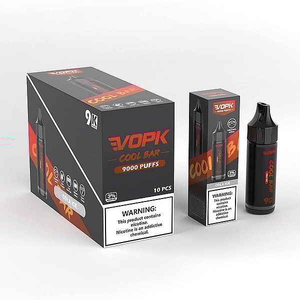 VOPK COOL BAR 9000 Puffs Disposable Vape 3Nicotine 10Flavors Digital screen E Cigarettes free shipping - Image 3