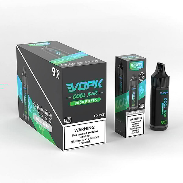 VOPK COOL BAR 9000 Puffs Disposable Vape 3Nicotine 10Flavors Digital screen E Cigarettes free shipping - Image 4