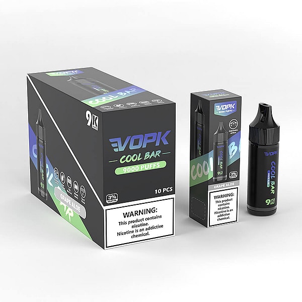 VOPK COOL BAR 9000 Puffs Disposable Vape 3Nicotine 10Flavors Digital screen E Cigarettes free shipping - Image 5