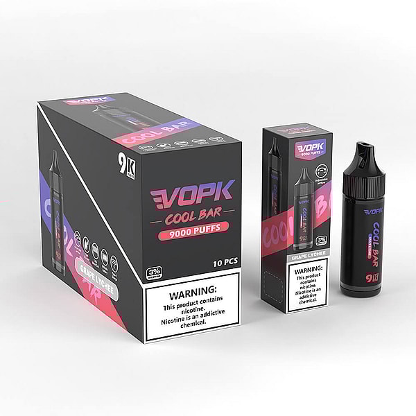VOPK COOL BAR 9000 Puffs Disposable Vape 3Nicotine 10Flavors Digital screen E Cigarettes free shipping - Image 6