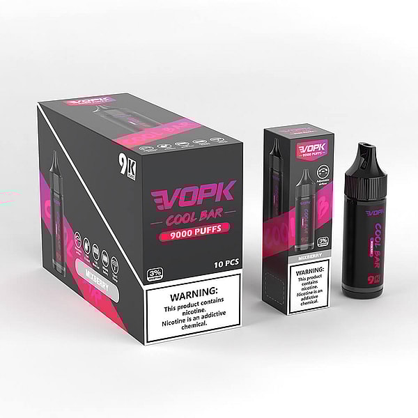 VOPK COOL BAR 9000 Puffs Disposable Vape 3Nicotine 10Flavors Digital screen E Cigarettes free shipping - Image 8