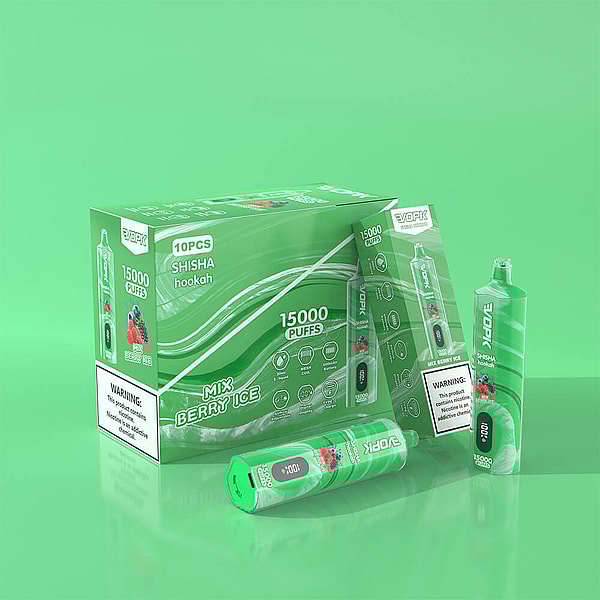 VOPK SHISHA Hookah 15000 Puffs Disposable Vape 0%2%5% 10Flavors Digital screen E Cigarettes - Image 8