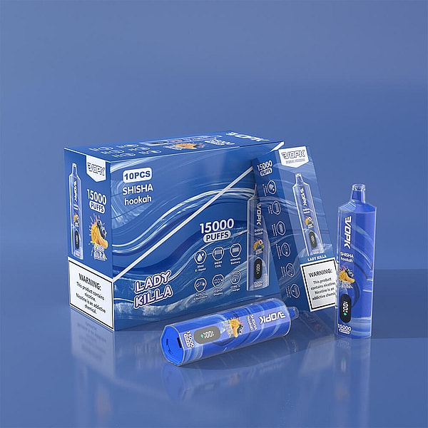 VOPK SHISHA Hookah 15000 Puffs Disposable Vape 0%2%5% 10Flavors Digital screen E Cigarettes - Image 6