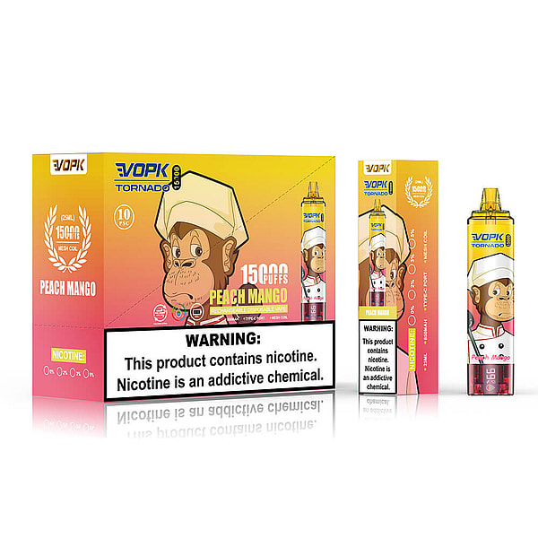 VOPK TORNADO 15000 Puffs Disposable Vape 3Nicotine 10Flavors Digital screen E Cigarettes in stock - Image 6
