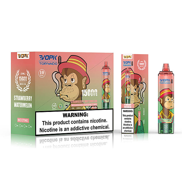 VOPK TORNADO 15000 Puffs Disposable Vape 3Nicotine 10Flavors Digital screen E Cigarettes in stock - Image 3