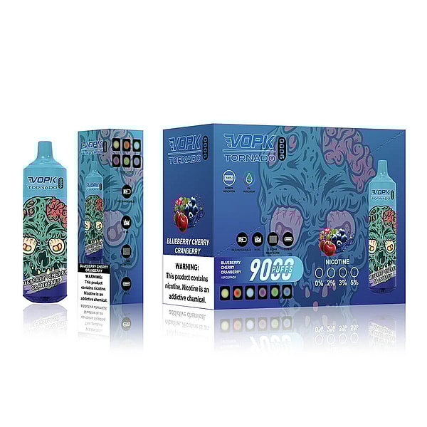 VOPK TORNADO 9000 Puffs Disposable Vape 0%2%5% 10Flavors Digital screen E Cigarettes in stock - Image 4