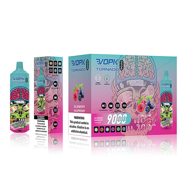 VOPK TORNADO 9000 Puffs Disposable Vape 0%2%5% 10Flavors Digital screen E Cigarettes in stock - Image 5