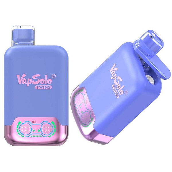 Vapsolo Twins 20000 Puffs Disposable Vape 4Nicotine 16Flavors Digital screen E Cigarettes - Image 6