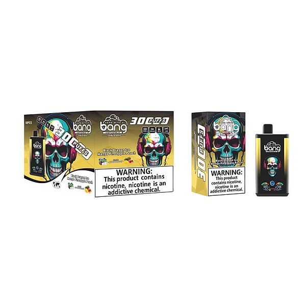 bang 30000 Puffs Disposable E Cigarette 0%2%5%Nicotine LED display Double flavor Vape free shipping - Image 8