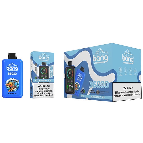 bang 36000 puffs Disposable E Cigarette 0%2%5%Nicotine LED display Fingerprint pressure regulationpen 12Flavors - Image 5
