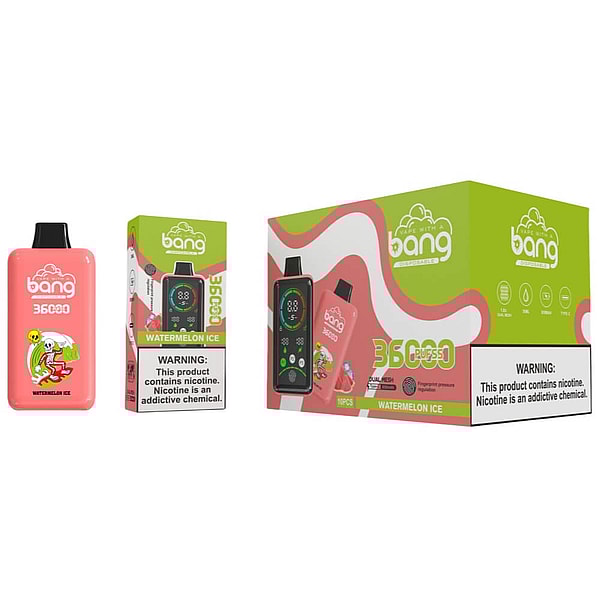 bang 36000 puffs Disposable E Cigarette 0%2%5%Nicotine LED display Fingerprint pressure regulationpen 12Flavors - Image 6