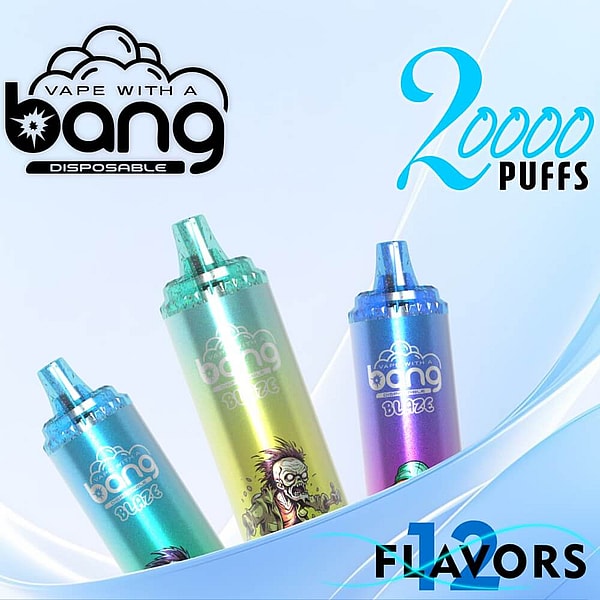 BANG tornado 20000 Puffs Disposable Vape 0%2%5% in stock 12Flavors Digital screen E Cigarettes - Image 2