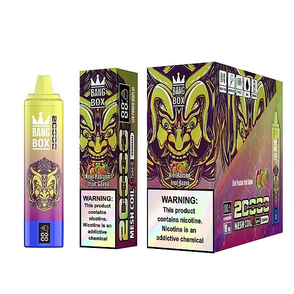 BANG BOX 20000 Puffs Disposable Vape 3Nicotine 12Flavors Digital screen E Cigarettes - Image 4