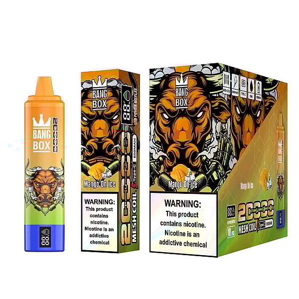 BANG BOX 20000 Puffs Disposable Vape 3Nicotine 12Flavors Digital screen E Cigarettes - Image 5