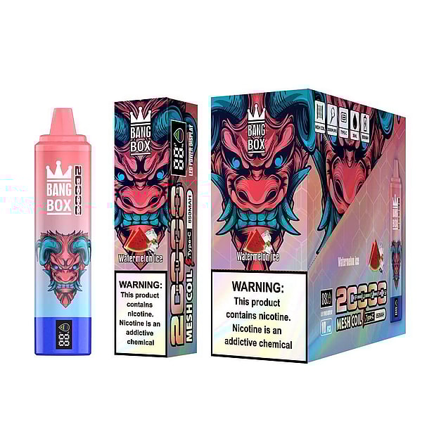 BANG BOX 20000 Puffs Disposable Vape 3Nicotine 12Flavors Digital screen E Cigarettes - Image 3