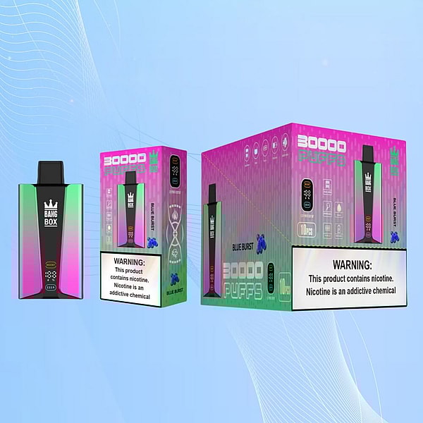 BANG BOX 30000 Puffs Disposable Vape 3Nicotine 12Flavors Digital screen E Cigarettes free shipping - Image 6