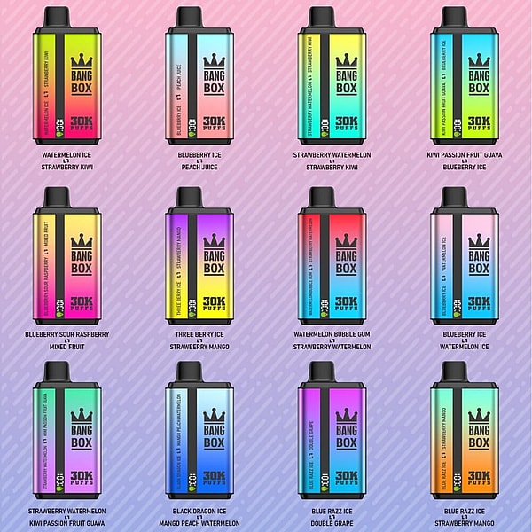 BANG BOX 30000 Double flavor Puffs Disposable Vape 3Nicotine 12Flavors Digital screen E Cigarettes - Image 9