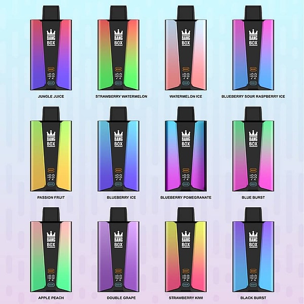 BANG BOX 30000 Puffs Disposable Vape 3Nicotine 12Flavors Digital screen E Cigarettes free shipping - Image 10