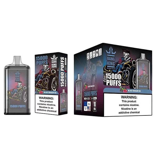 BANG KING 15000 Puffs Disposable Vape pen 0%2%3%5%Nicotine mesh coil 20Flavors E Cigarettes pod - Image 4