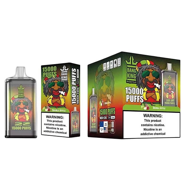 BANG KING 15000 Puffs Disposable Vape pen 0%2%3%5%Nicotine mesh coil 20Flavors E Cigarettes pod - Image 5