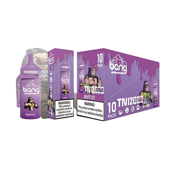 BANG 12000 Puffs Disposable Vape pen 0%2%3%5%Nicotine mesh coil 12Flavors E Cigarettes pod - Image 5