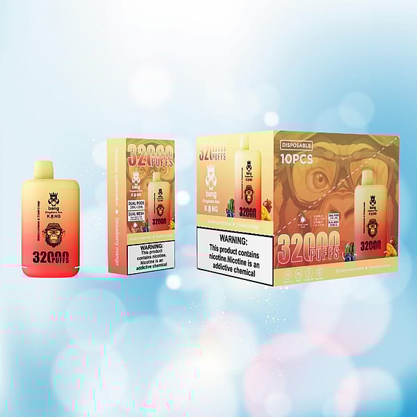 BANG KING 32000 Puffs Vape Type-C Double Flavors Dual pods liquid Disposable E Cigarette in stock - Image 4