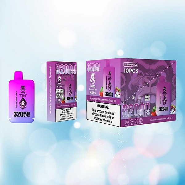 BANG KING 32000 Puffs Vape Type-C Double Flavors Dual pods liquid Disposable E Cigarette in stock - Image 7