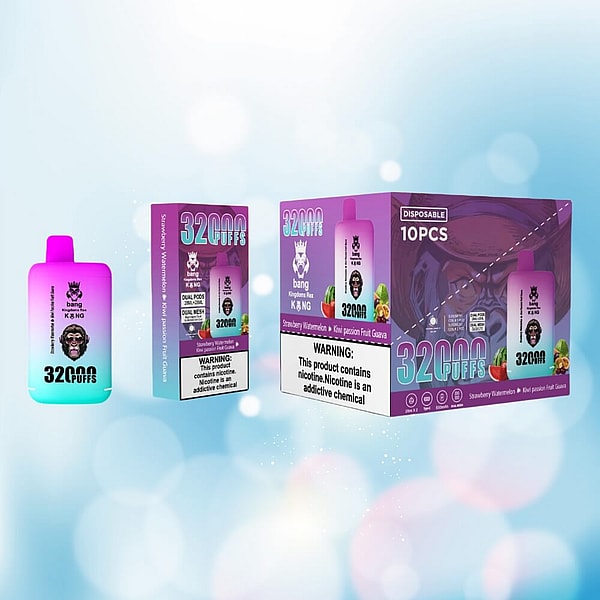 BANG KING 32000 Puffs Vape Type-C Double Flavors Dual pods liquid Disposable E Cigarette in stock - Image 5