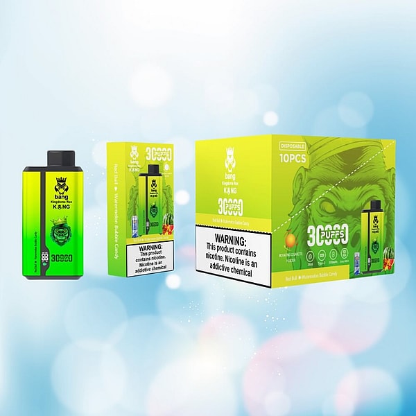 bangKing Kingdoms Rex 30000 Puffs Vape Type-C LED display dual flavors Disposable E Cigarette in stock - Image 3
