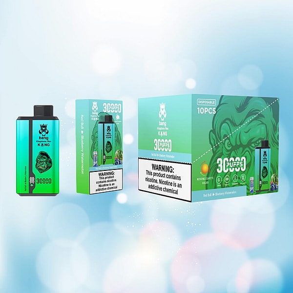 bangKing Kingdoms Rex 30000 Puffs Vape Type-C LED display dual flavors Disposable E Cigarette in stock - Image 5