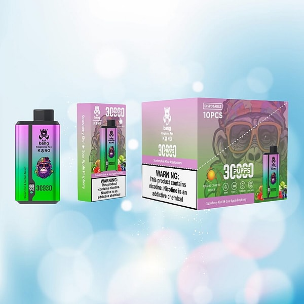 bangKing Kingdoms Rex 30000 Puffs Vape Type-C LED display dual flavors Disposable E Cigarette in stock - Image 6