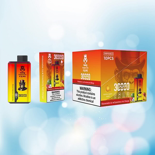 bangKing Kingdoms Rex 30000 Puffs Vape Type-C LED display dual flavors Disposable E Cigarette in stock - Image 2