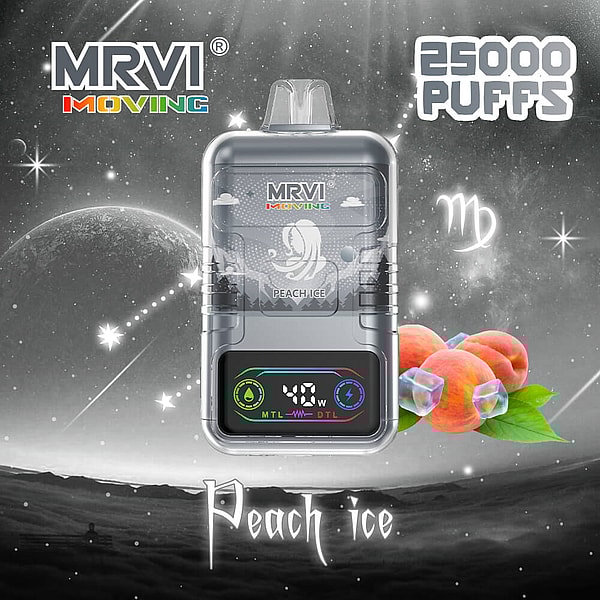 MRVI Moving 25000 Puffs Disposable Vape 4Nicotine 10Flavors Digital screen E Cigarettes - Image 7